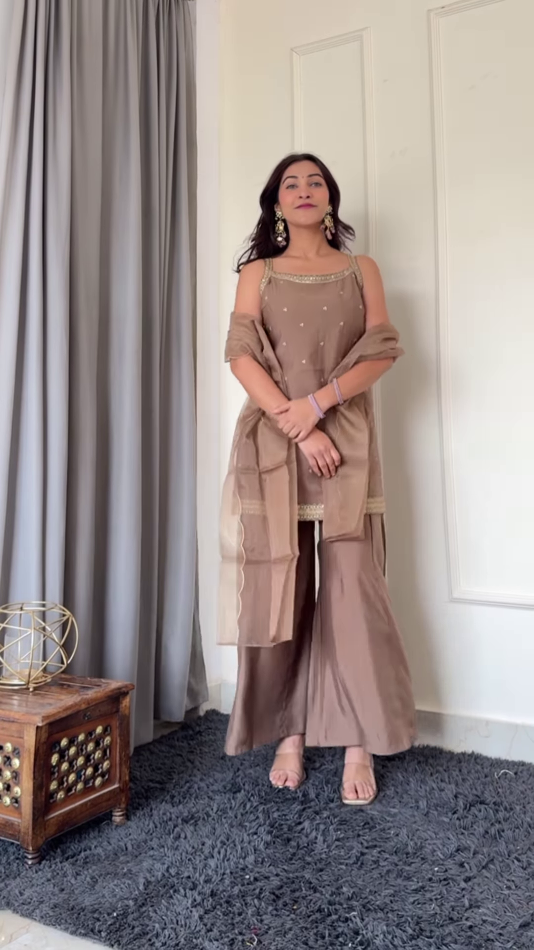 Elegant Palazzo Suit Set – 4 Graceful Shades