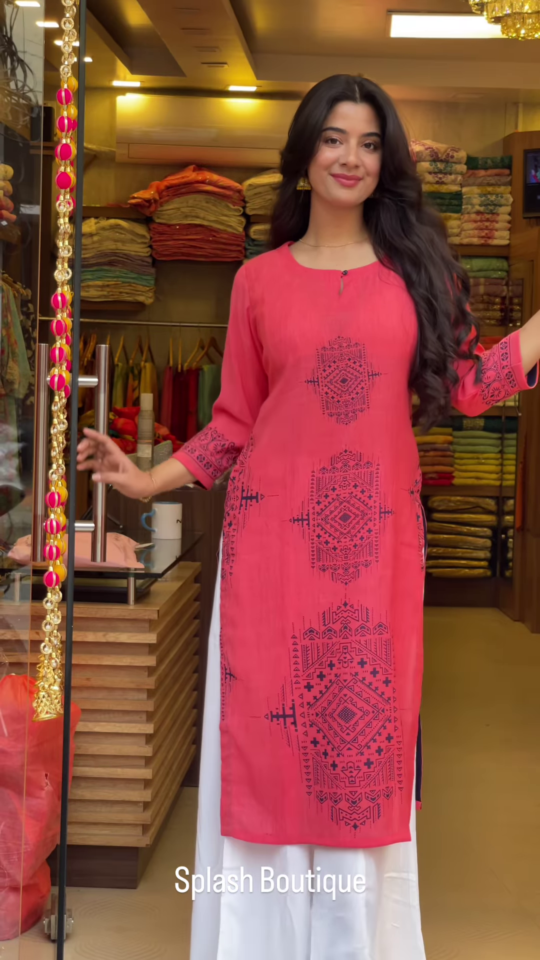 Boho-Chic Printed Kurti – Effortless Ethnic Charm - Image 4