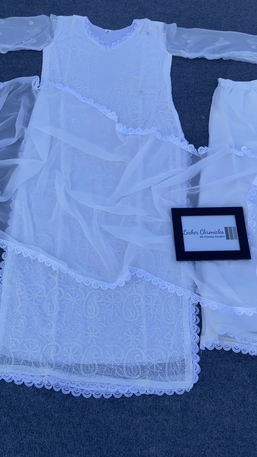 GEORGETTE FABRIC EMBROIDERY KURTI SET - Image 4