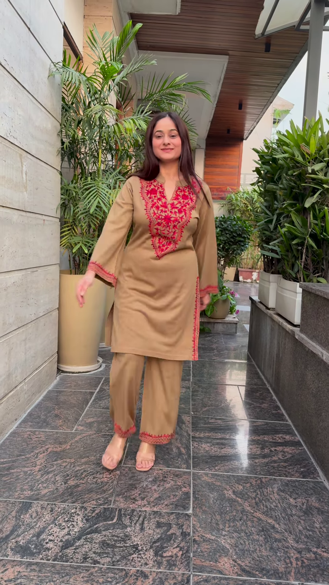 Special Woollen Set with Kashmiri Embroidery – Elegant Warmth & Timeless Tradition - Image 2